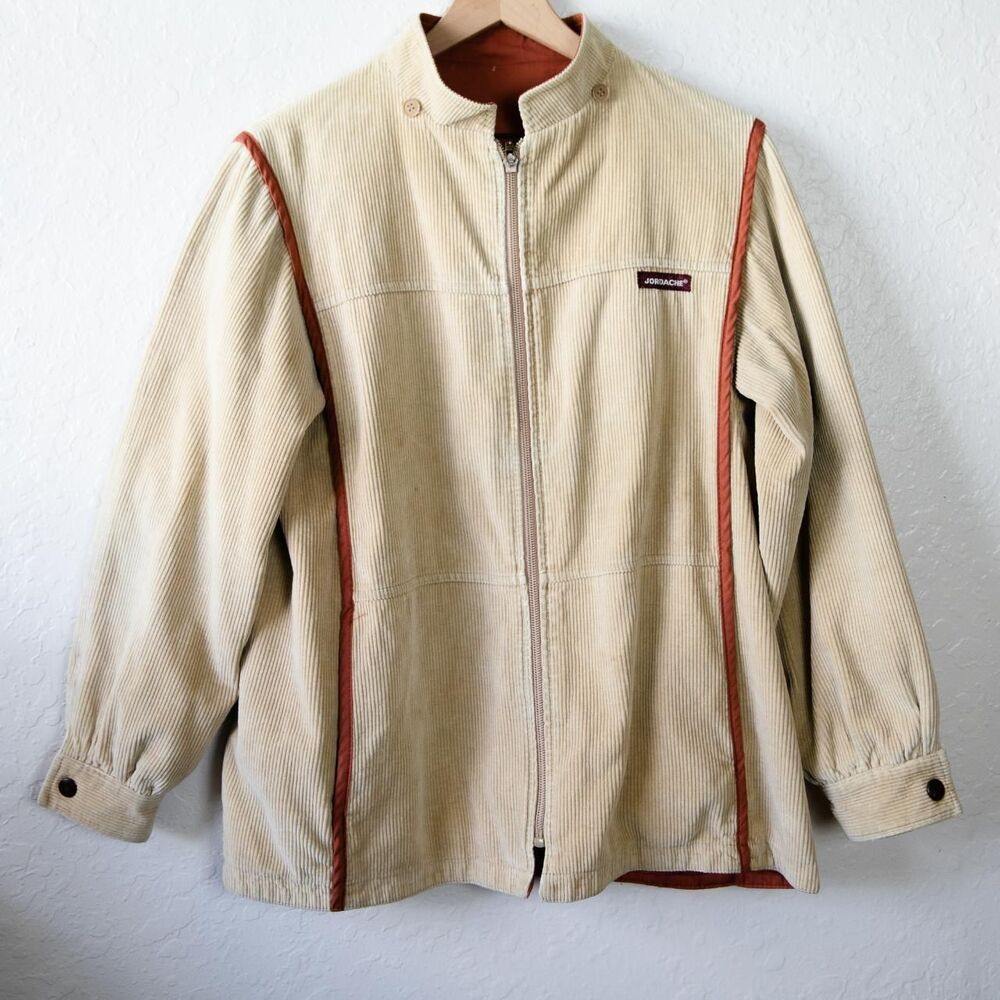 Jordache Women's Cream and Orange Jacket